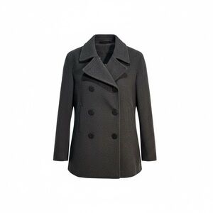 J. Percy Charcoal Double-Breasted Peacoat